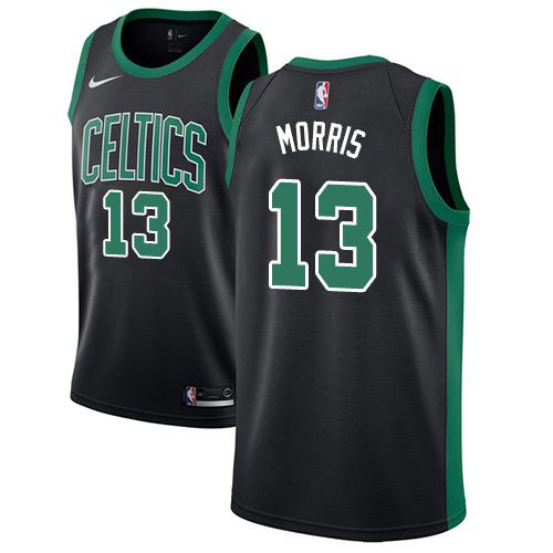 Men Boston Celtics #13 Marcus Morris Black Swingman Edition NBA Jersey